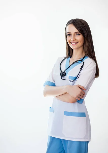 Doctor portrait with arms crossed — Stock Photo, Image
