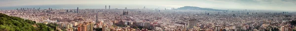 Panorama view of Barcelona city — Stock Photo, Image