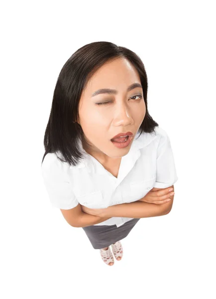 Азіатський жінка з виразів обличчя — стокове фото