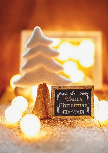 Holiday összetétele karácsonyfa — Stock Fotó