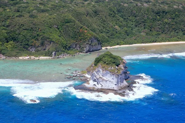 Вид з птиці Island, Saipan — стокове фото