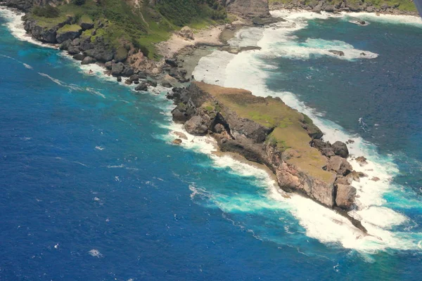 Flygfoto över förbjudna ön Saipan — Stockfoto