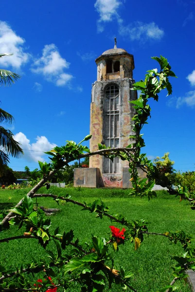 Old San Jose Church bell tower, Tinian — Stock Photo, Image