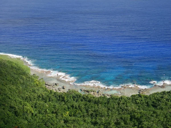 Blick von Sinapalo auf die Küste, Rota — Stockfoto