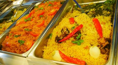 Sarı ve kırmızı pirinç