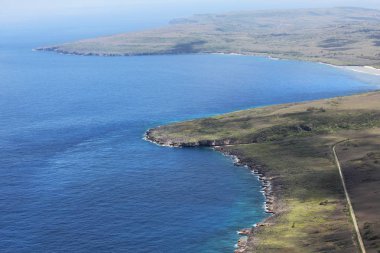 Alan, Tinian Island ' ın Kuzey havadan görünümü