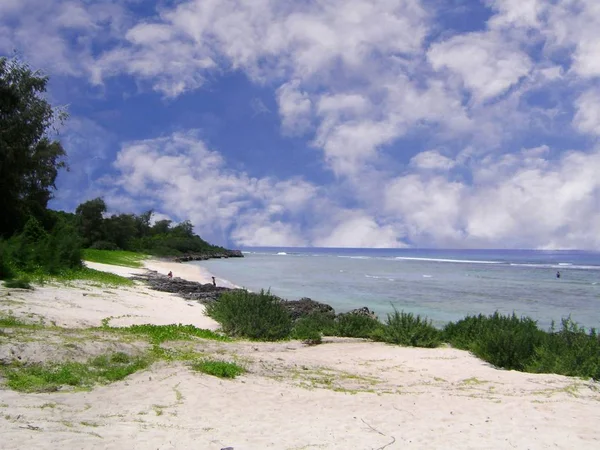 Beachline зірка піски, Тініан, північні Маріанські острови — стокове фото