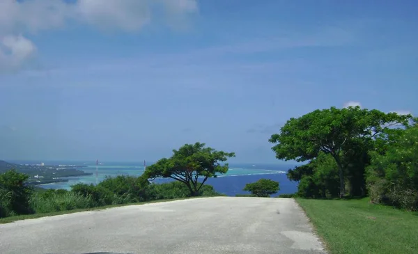 Blick auf die Saipan-Lagune von Marpi aus — Stockfoto