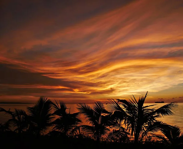 Hermosa puesta de sol de Saipan — Foto de Stock