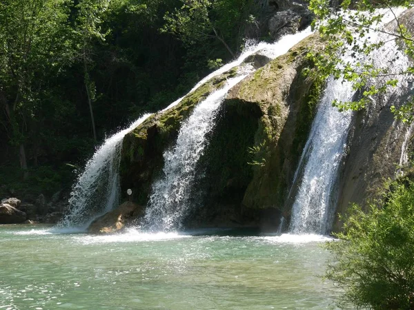 Turner Falls, Oklahoma, yan görünüm vurdu