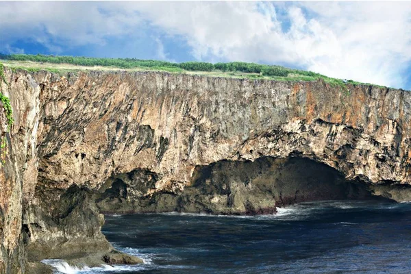 Los Acantilados Banzai Marpi Saipan Sitio Histórico Debido Los Miles — Foto de Stock