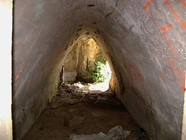 Een Japanse Bunker Gebruikt Tijdens Tweede Wereldoorlog Saipan — Stockfoto