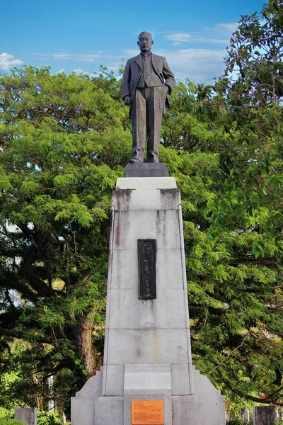 Estátua Rei Açúcar Haruji Matsue Sugar King Park Saipan Ilhas — Fotografia de Stock