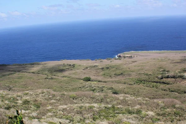 Εναέρια Θέα Των Ακτών Της Τσινίας Βόρειες Μαριάνες Νήσοι — Φωτογραφία Αρχείου