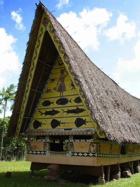 Bai Ein Traditioneller Versammlungssaal Für Häuptlinge Dörfern Palauthe Bai Genannt — Stockfoto