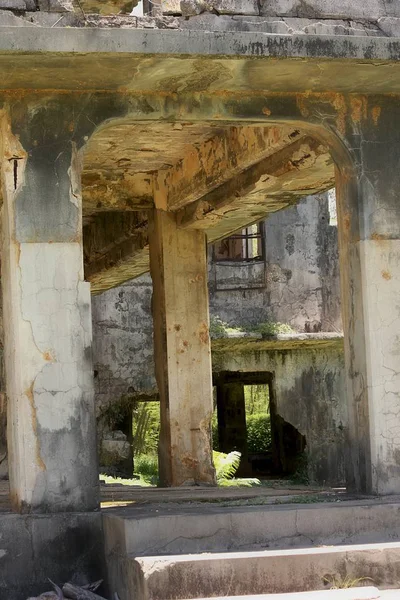 Tinian Kuzey Mariana Adaları Dünya Savaşı Sırasında Japon Hava Komutanlığı — Stok fotoğraf