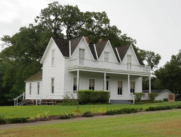 Denison Texas Zijaanzicht Foto Van Het Huis Waar 34E President — Stockfoto