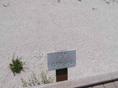 Jet Gayzer, Düşük Gayzer Havzası, Yellowstone Ulusal