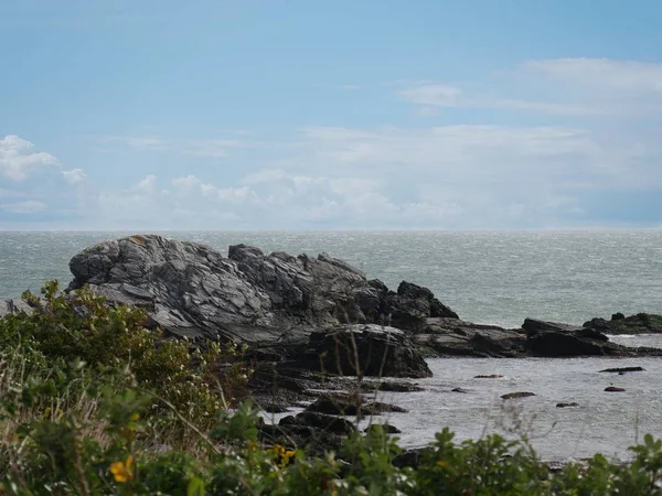 罗得岛詹姆斯敦的风景海岸景观 — 图库照片