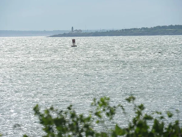 Des Eaux Chatoyantes Long Des Zones Côtières Newport Rhode Island — Photo