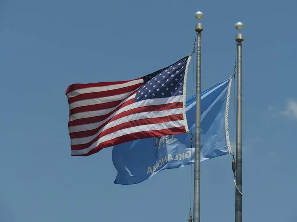 Bandeiras Dos Estados Unidos América Estado Oklahoma — Fotografia de Stock