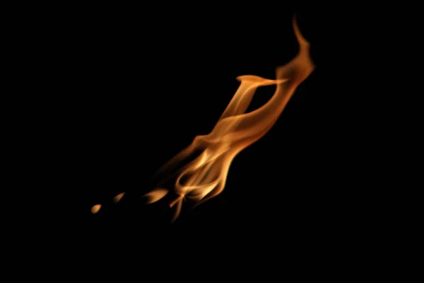 Flames Leaning One Direction Dark — Stockfoto