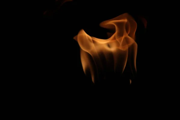 Various Shapes Flames Fireplace — ストック写真