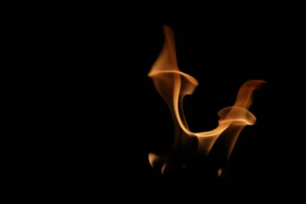 Lumière Torche Créant Diverses Formes Dans Les Ténèbres — Photo