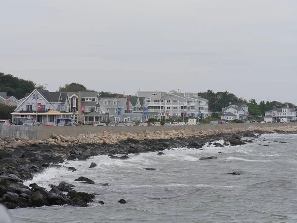 Narragansett Rhode Island Septiembre 2017 Hoteles Establecimientos Modernos Frente Bahía —  Fotos de Stock