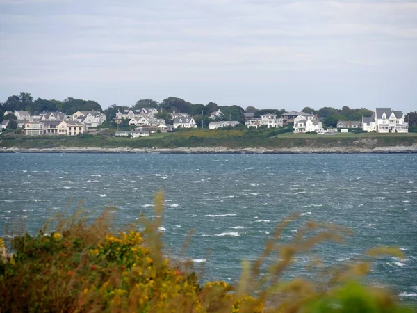 Newport Rhode Island September 2017 Coastal View Beautiful Old Houses — ストック写真