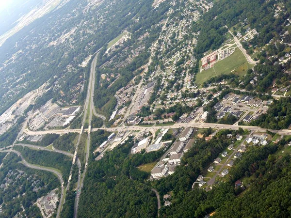 Baltimore Maryland September 2017 Aerial View Few Minutes Landing Baltimore — Stok fotoğraf