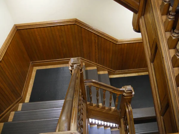Newport Rhode Island September 2017 Back Staircase Old Mansion New — Stock Fotó
