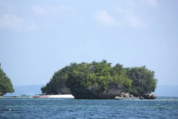 Isole Britanniche Una Delle Famose Attrazioni Surigao Del Sur Filippine — Foto Stock