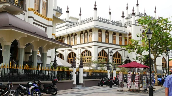 Singapur Singapur Marzo 2016 Fachada Mezquita Del Sultán Kampong Glam —  Fotos de Stock