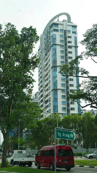 Singapur Singapur Marzo 2016 Moderno Edificio Gran Altura Largo Arang — Foto de Stock