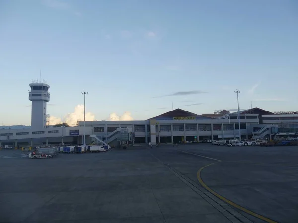 Cebu City Filippine Marzo 2018 Aeroporto Internazionale Mactan Cebu Visto — Foto Stock