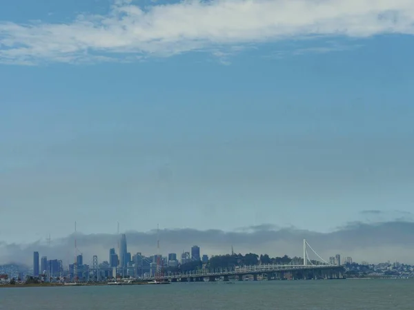 San Francisco Kalifornien Juli 2018 Weitwinkelaufnahme Der San Francisco Bay — Stockfoto