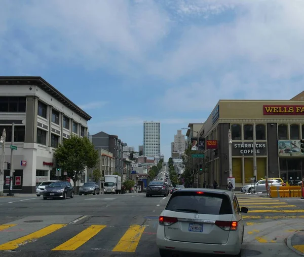 San Francisco Californie Juillet 2018 Gros Plan Une Voiture Sur — Photo