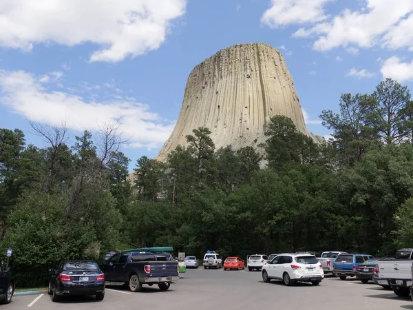 Condado Crook Wyoming Julio 2018 Gran Parte Del Estacionamiento Con — Foto de Stock