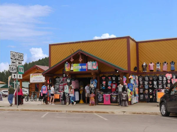 Custer City Dakota Del Sur Julio 2018 Fachada Una Tienda — Foto de Stock