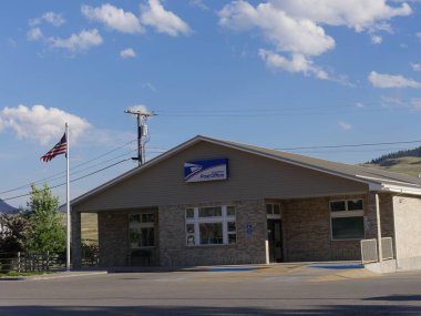 Gardiner, Montana Posta Ofisi Cephesi.