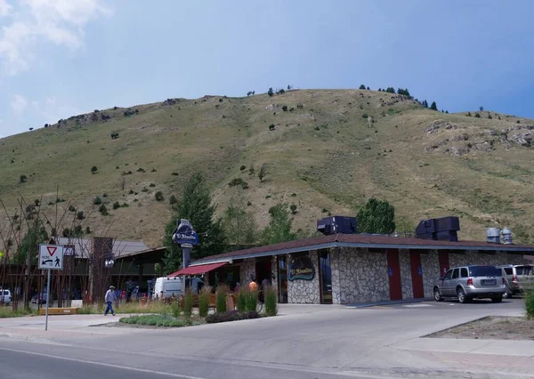 Jackson Hole Wyoming Agosto 2018 Fachada Abueleto Restaurante Familiar Mexicano — Fotografia de Stock