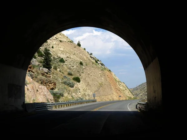 Túnel Buffallo Bill Túnel Más Largo Wyoming Construido Entre 1905 — Foto de Stock