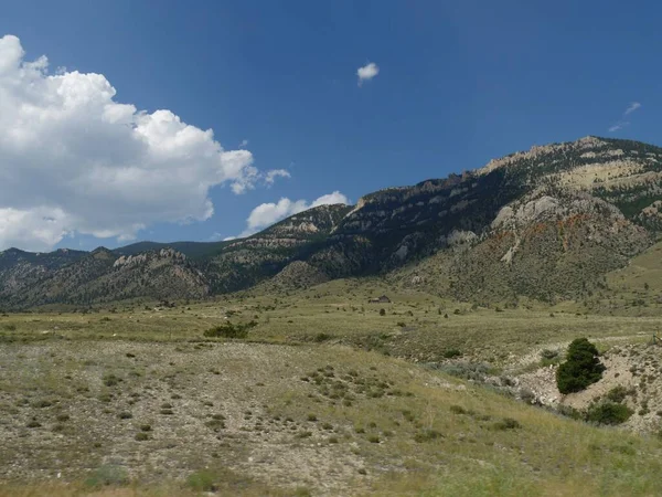 Nature Its Best Stunning Views Wyoming Landscape Beautiful Day — Stock Photo, Image