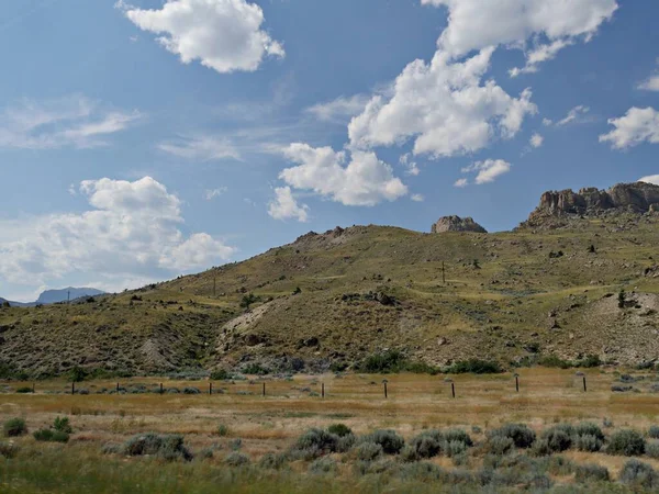 Bellezza Della Vita All Aria Aperta Wyoming Con Natiche Formazioni — Foto Stock