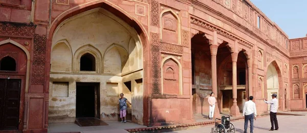 Agra Uttar Pradesh Índia Março 2018 Cortado Tiro Das Impressionantes — Fotografia de Stock