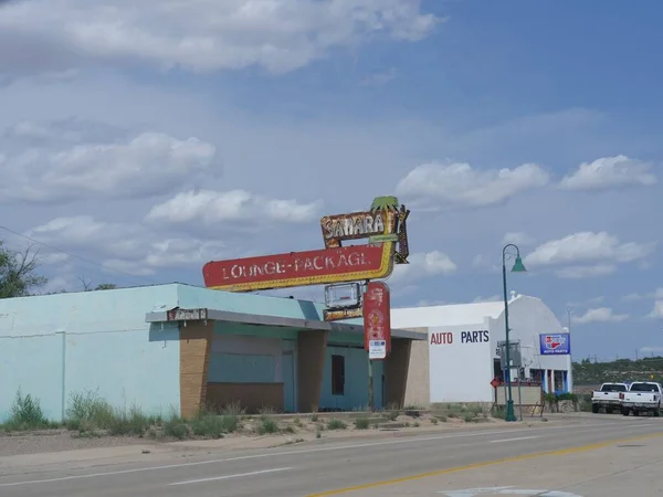 Sta Rosa Nuevo México Agosto 2018 Fachada Largamente Cerrada Sahara — Foto de Stock