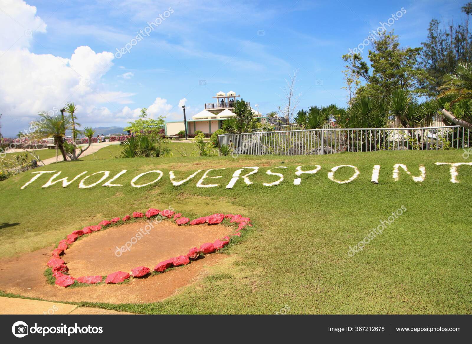 Guam Usa December 16 Attractive Sign Two Lovers Point Top Stock Editorial Photo C Raksybh
