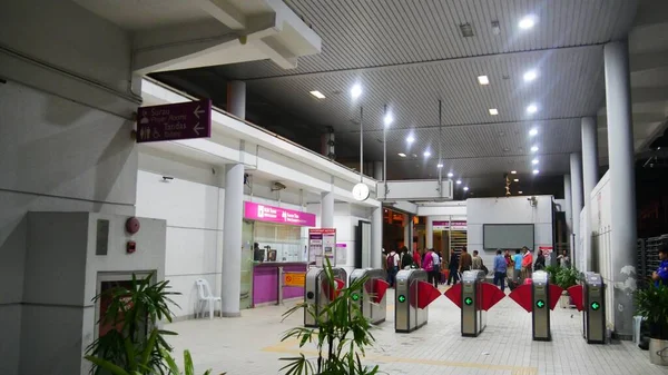 Kuala Lumpur Malaysia March 2018 Interior View Tbs Bus Terminal — Stock Photo, Image