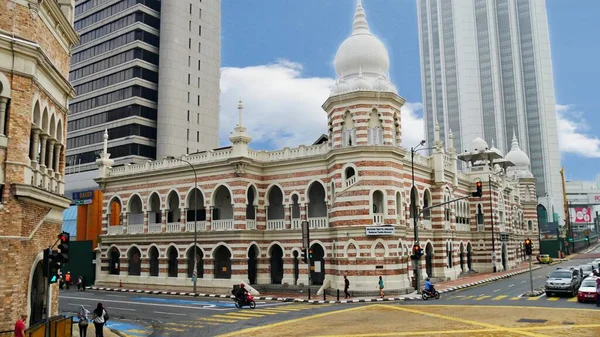 Куала Лумпур Малайзия Март 2018 Года Широкая Улица Национальным Музеем — стоковое фото